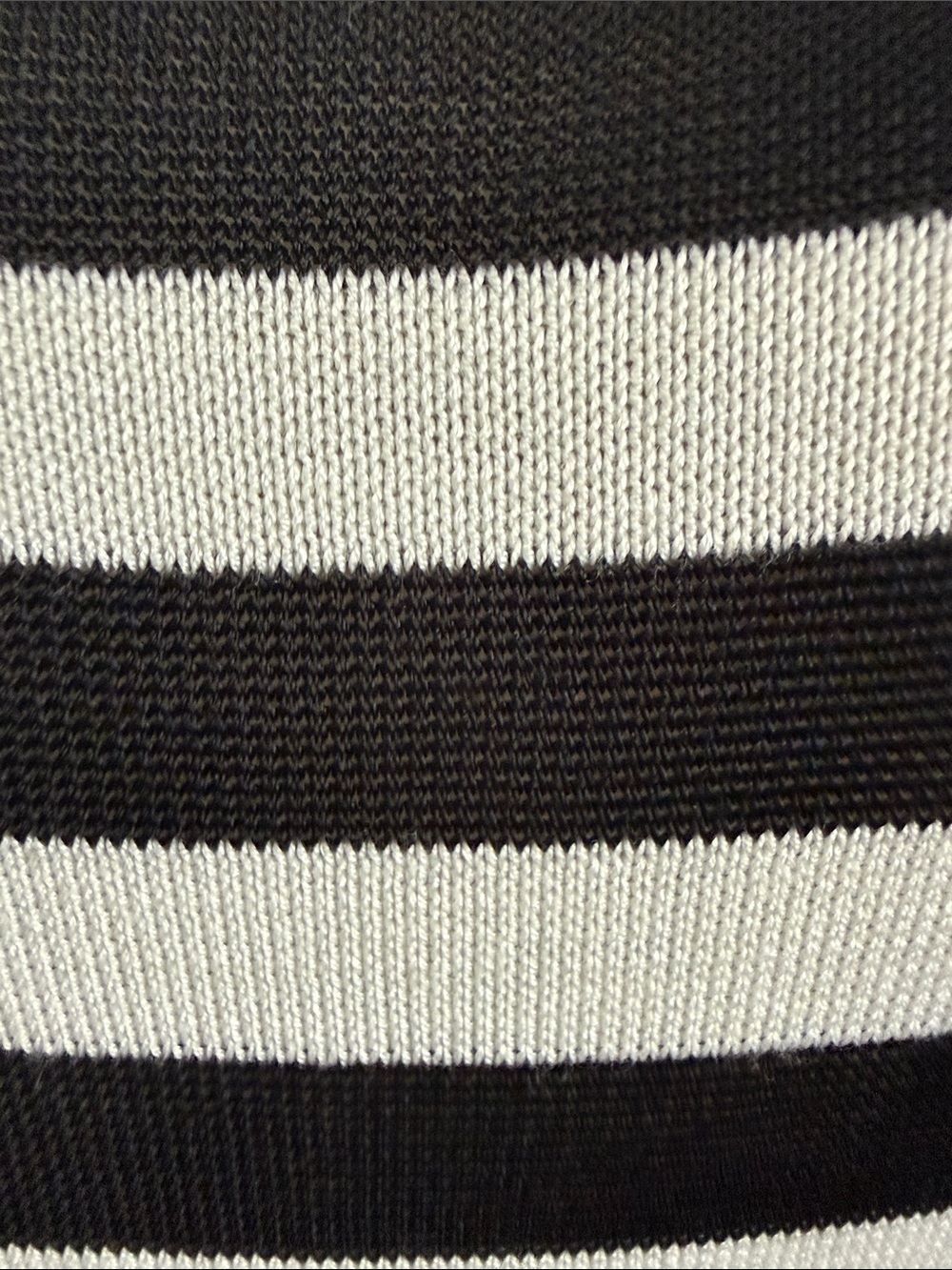 White House Black Market Black & White Striped Sleeveless Knit Top - Picture 4 of 12